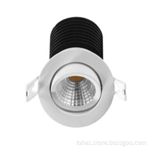 LED downlight, COB AD,Epistar LED, 75mm, AC 85V-265V,high-end series